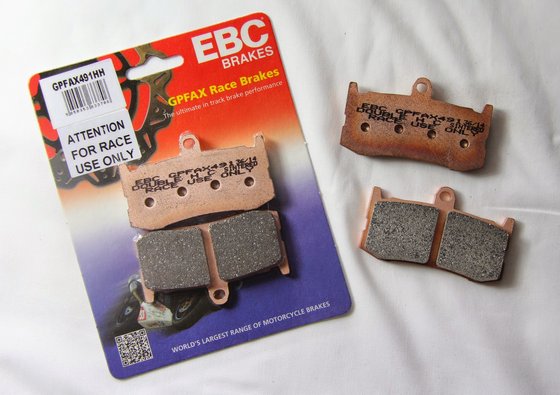 XS 125-K 4T (2008 - 2015) gpfax sintered road brake pads | EBC