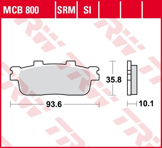 GTS 250 EVO (2007 - 2015) sintered metal brake pads | TRW